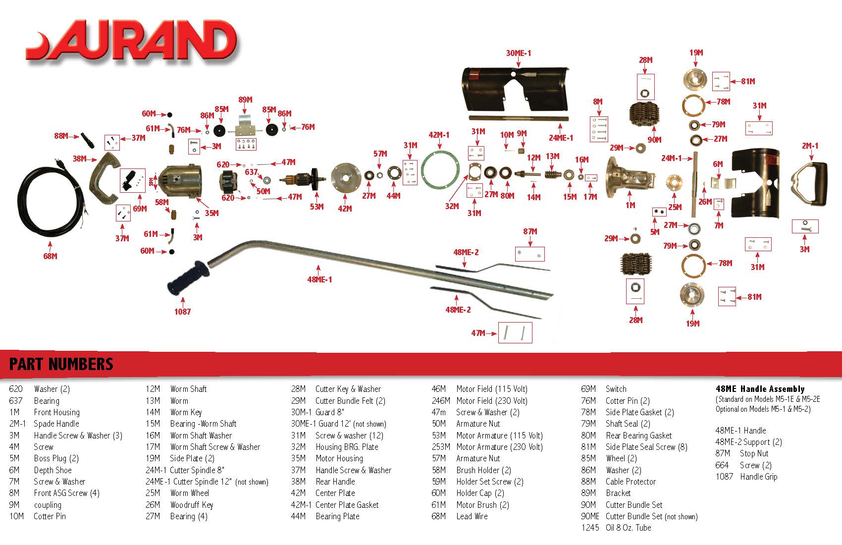 Aurand - Misc Parts